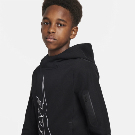 Shop Sportswear Tech Fleece Older Kids Boys Hoodie Nike UAE