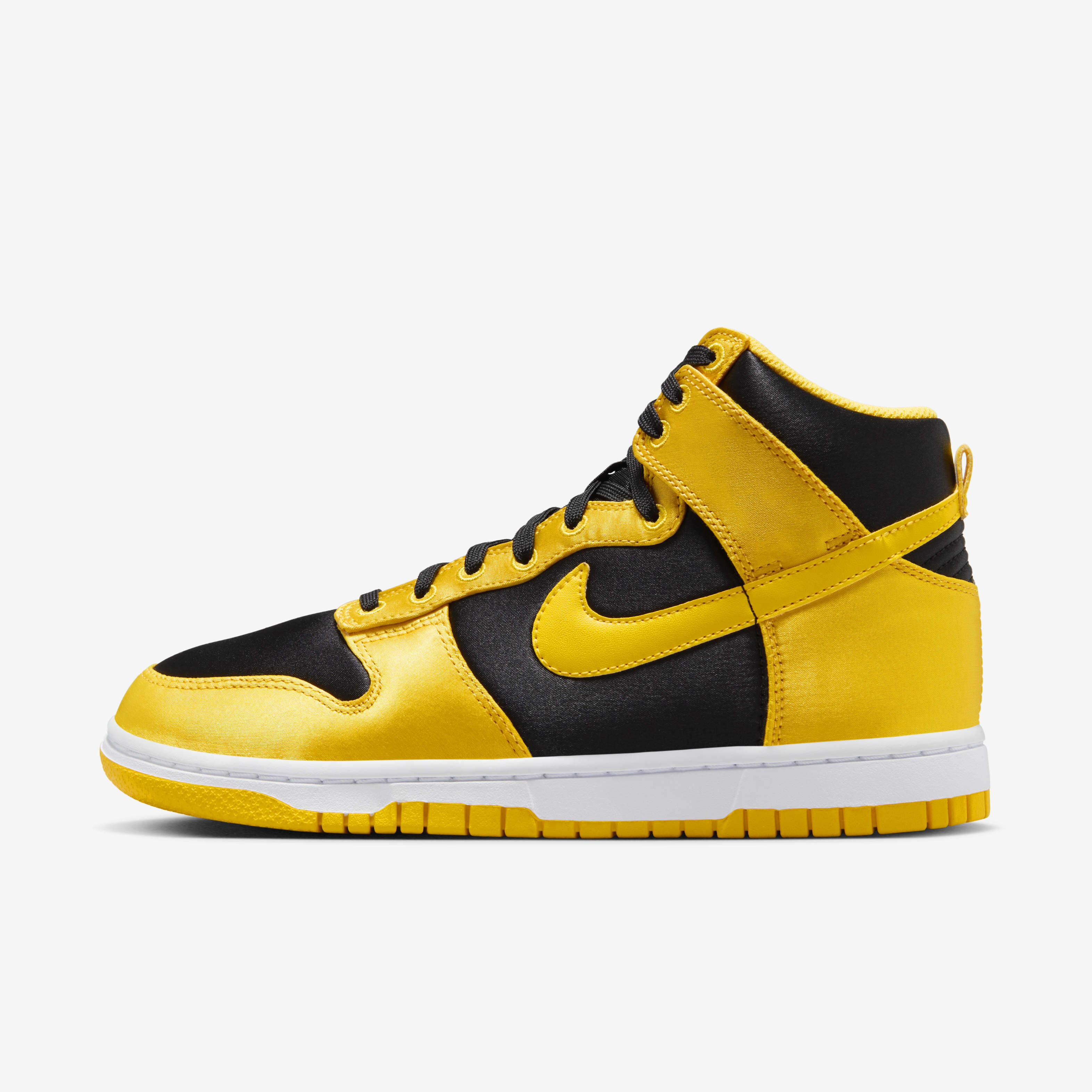 Yellow high top nikes best sale