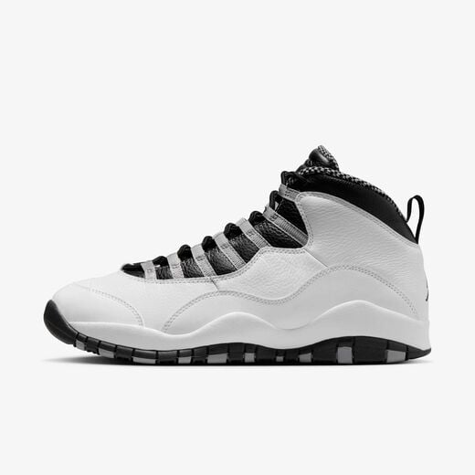 Men's Shoes-JRDN, Air Jordan 10 Retro 'Light Steel Grey', Men's Shoe