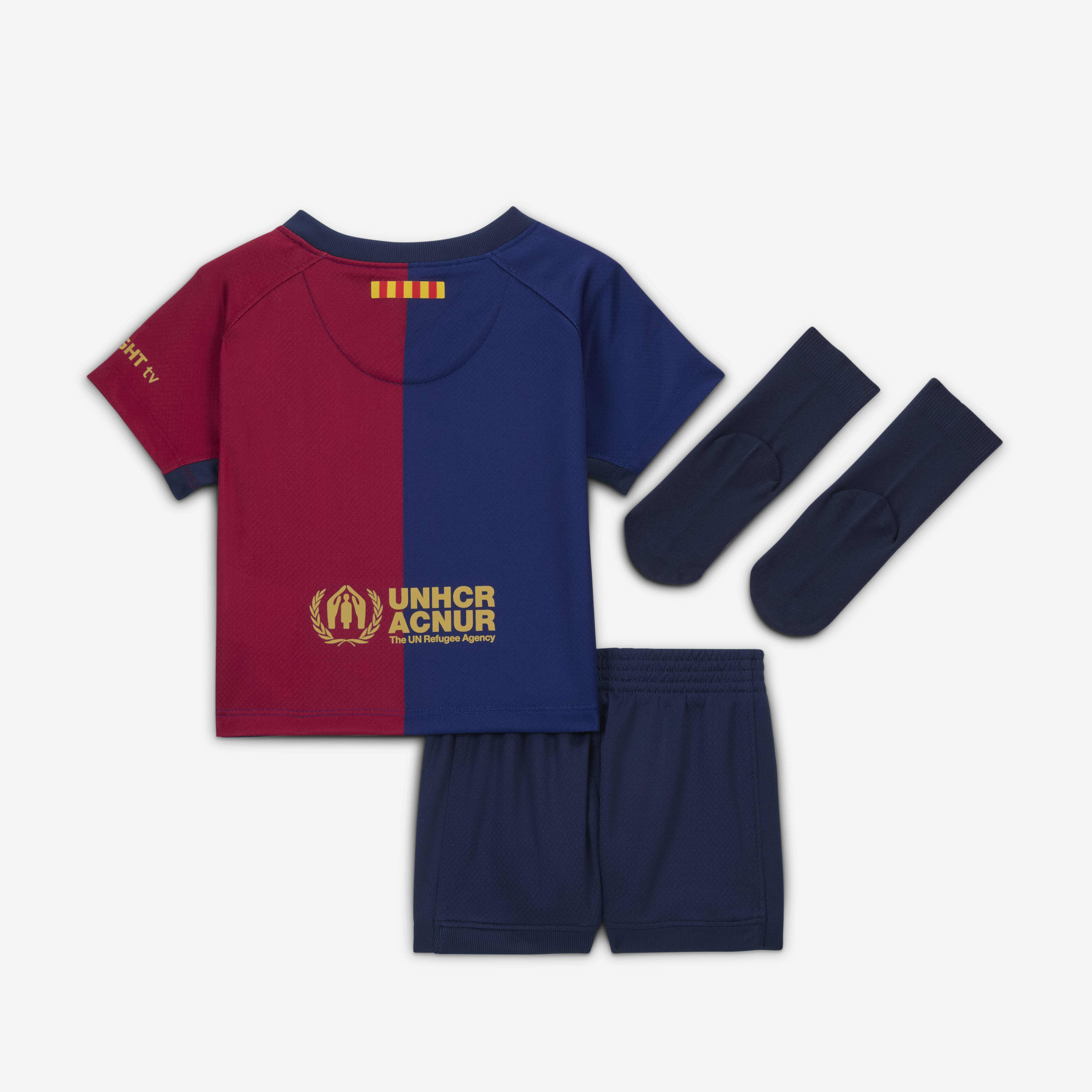 Buy F.C. Barcelona 2024 25 Stadium Home Baby Toddler Nike Football Replica 3 Piece Kit Nike UAE Official