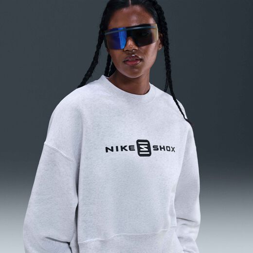 New In Women's Sweatshirts-Nike, Nike Sportswear Phoenix Fleece Shox, Women's Oversized Crew-Neck Sweatshirt