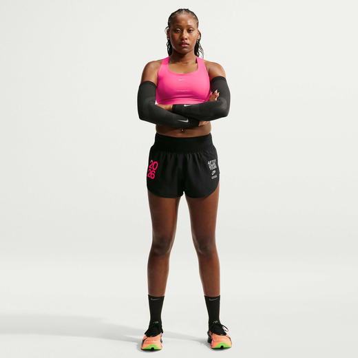 Running-Nike, Nike Flow After Dark Tour, Women's Mid-Rise Brief-Lined Running Shorts