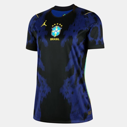 New In-JRDN, Brazil 2026 Stadium Away, Men's Jordan Dri-FIT Football Replica Shirt