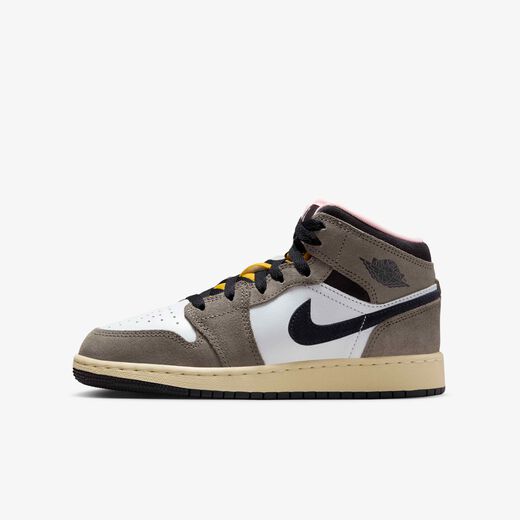 Kids' Jordan Shoes Sale-JRDN, Air Jordan 1 Mid 'Cave Stone', Older Kids' Shoes