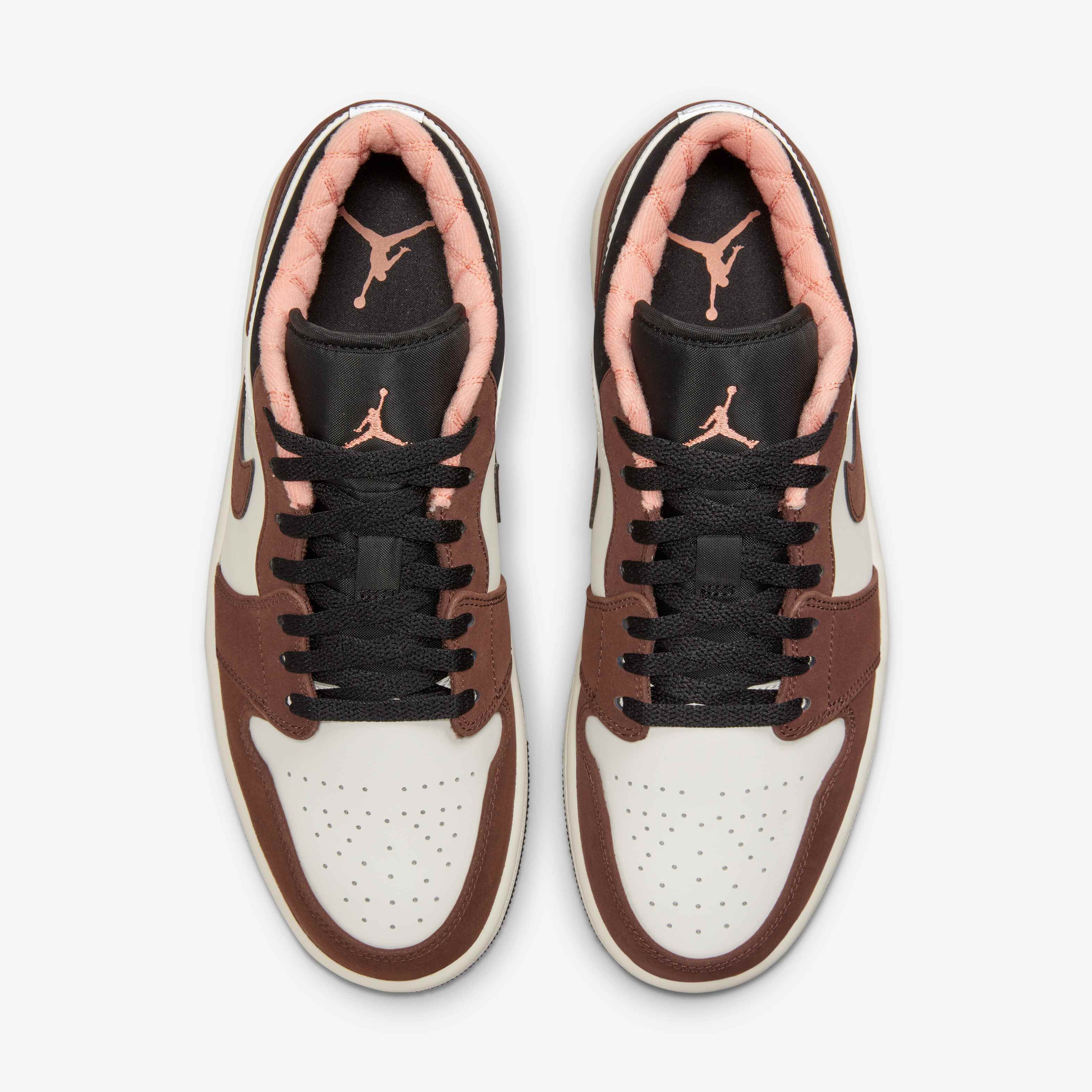 Buy Air Jordan 1 Low SE Shoes - Light Chocolate/Black/Sail/Crimson