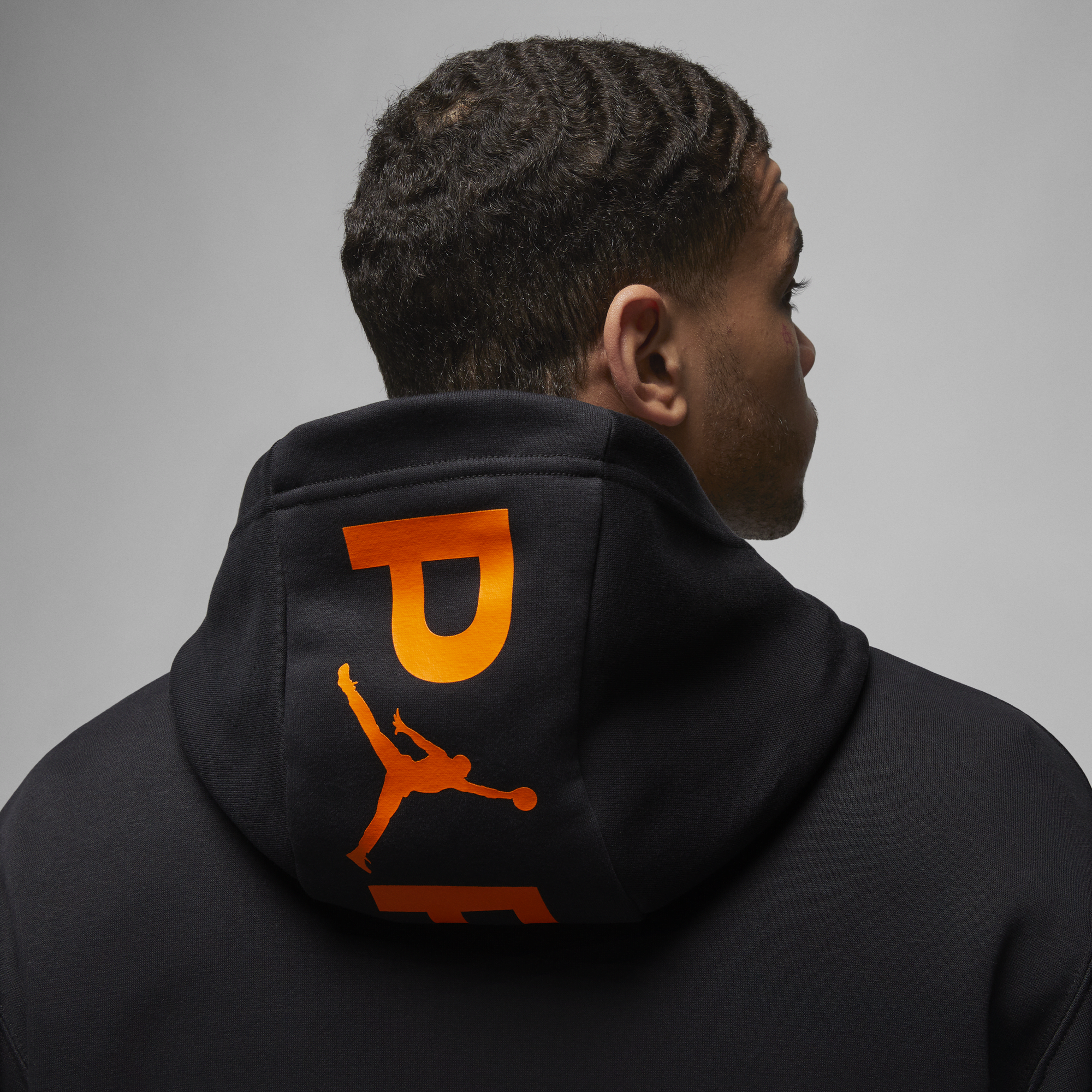 Orange jordan hoodie hotsell