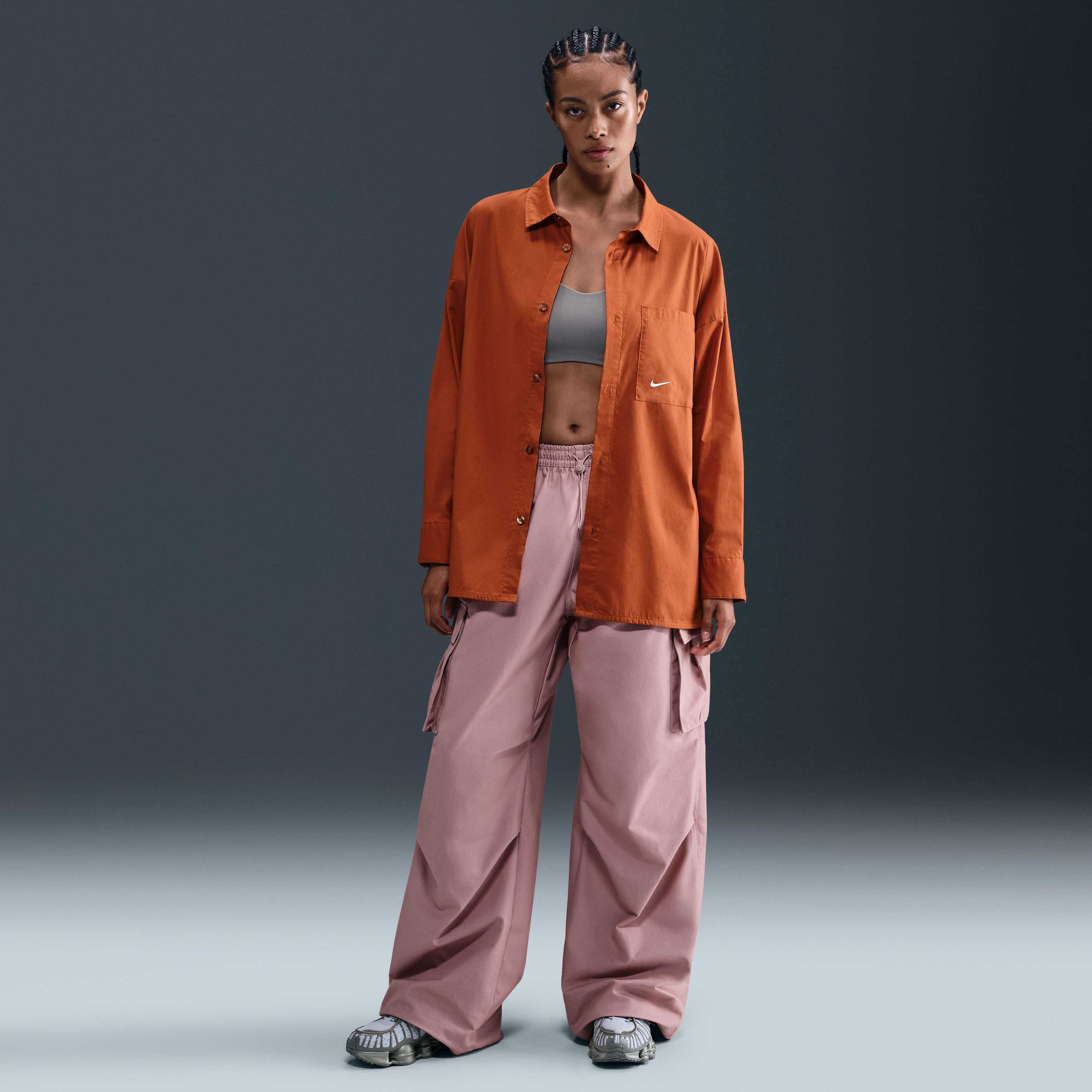 نايكي سبورتسوير تشيل بوبلين image number 3