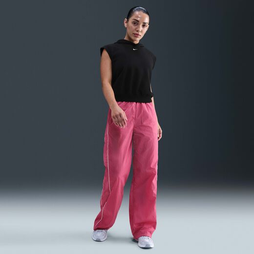 Women's Trousers Sale-Nike, Nike Windrunner, Women's High-Waisted Woven Open-Hem Trousers