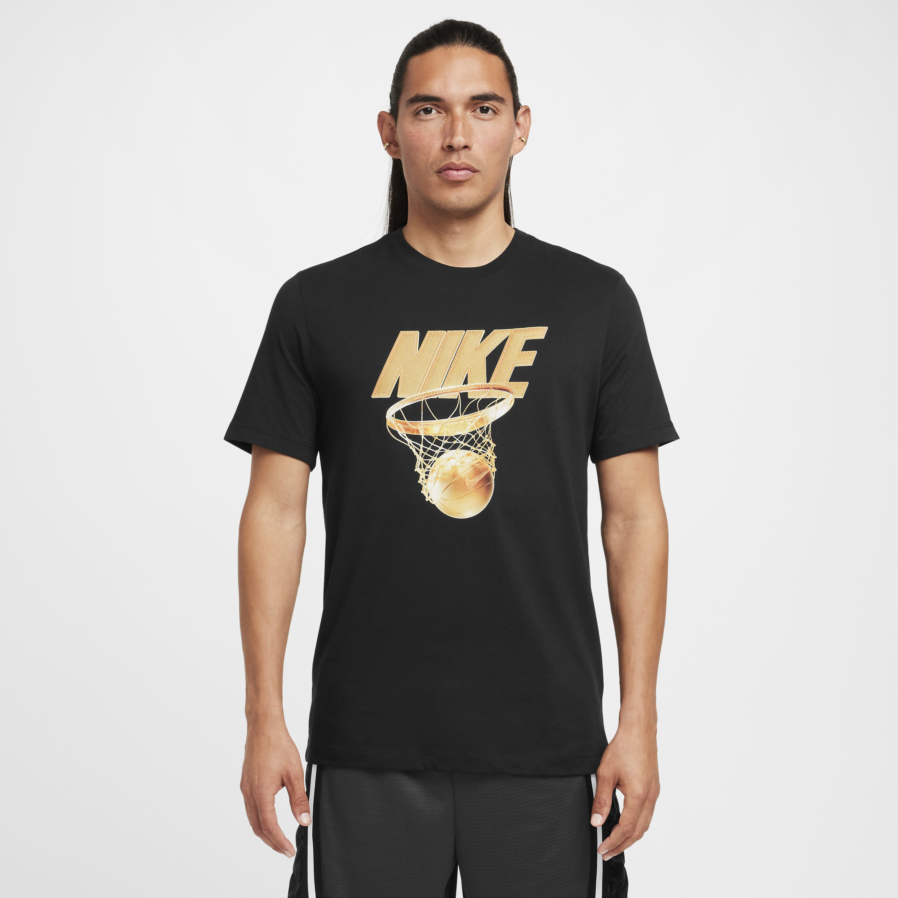 Buy Nike Men's Dri-FIT Basketball T-Shirt - Black | Nike UAE