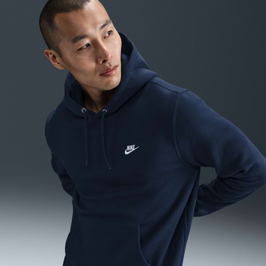 Men's Hoodies-Nike, Nike Club, Men's Pullover Fleece Hoodie