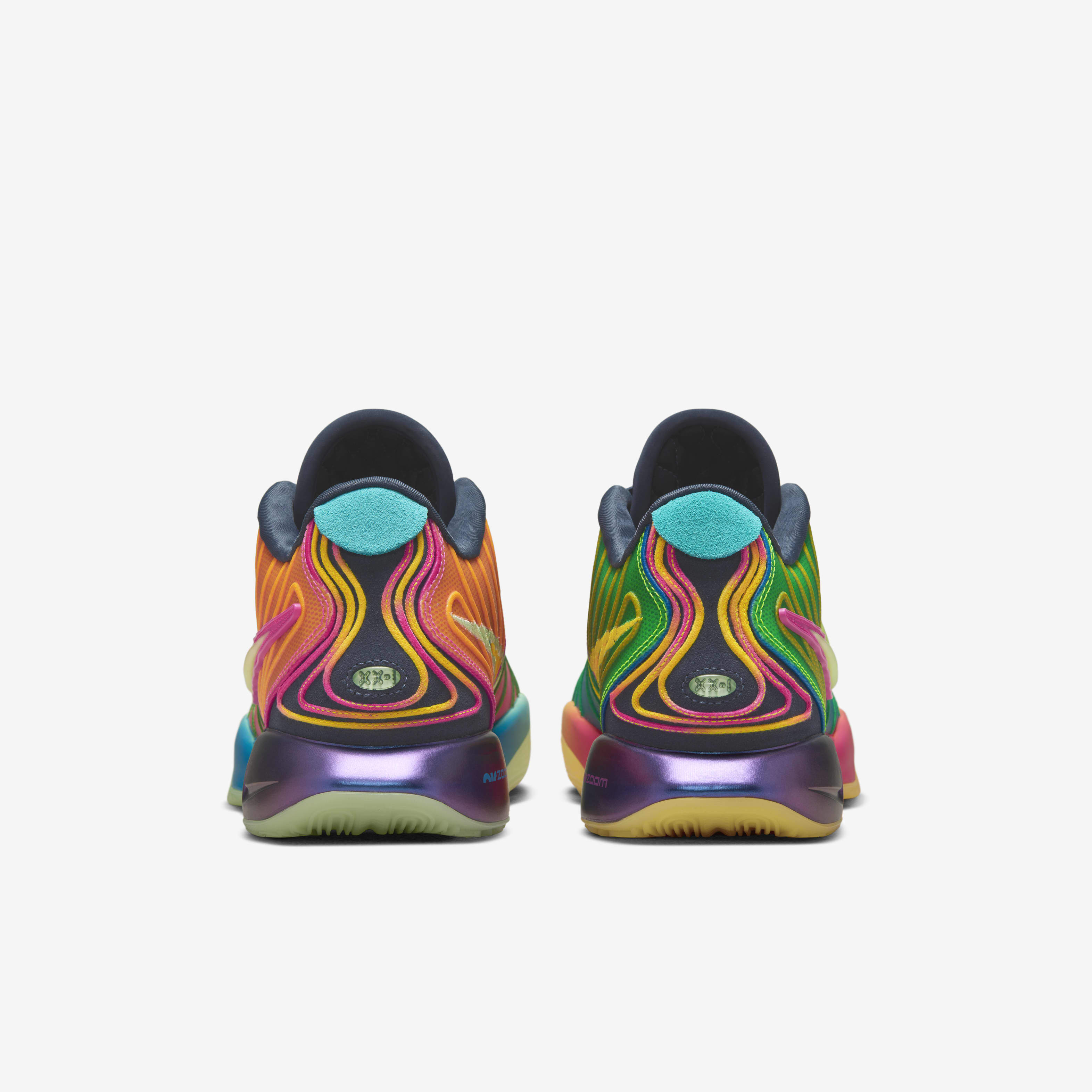 Nike rainbow basketball shoes sales