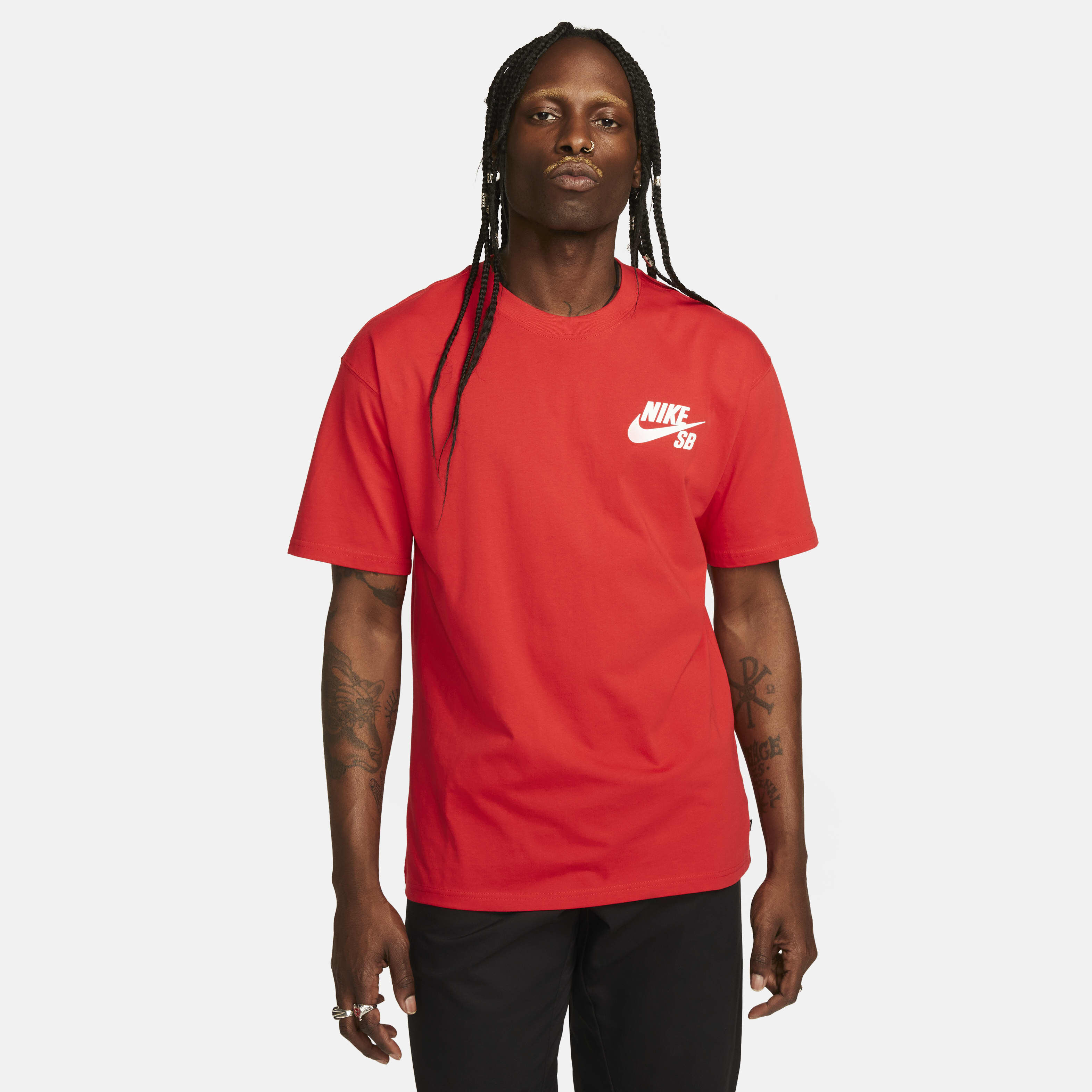Buy Nike SB Logo Skate T-Shirt University Red/White Nike UAE