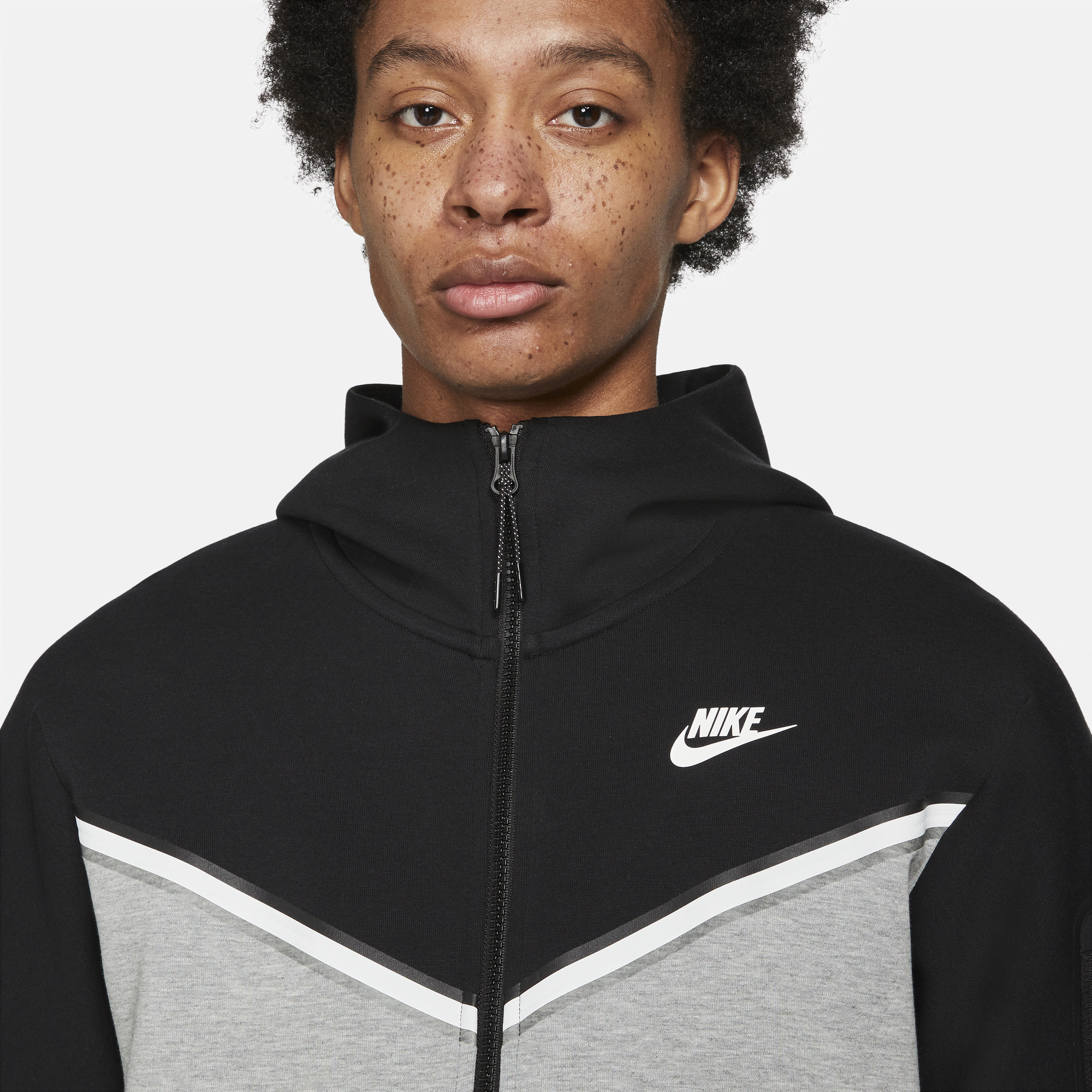 Nike tech grey hot sale hoodie