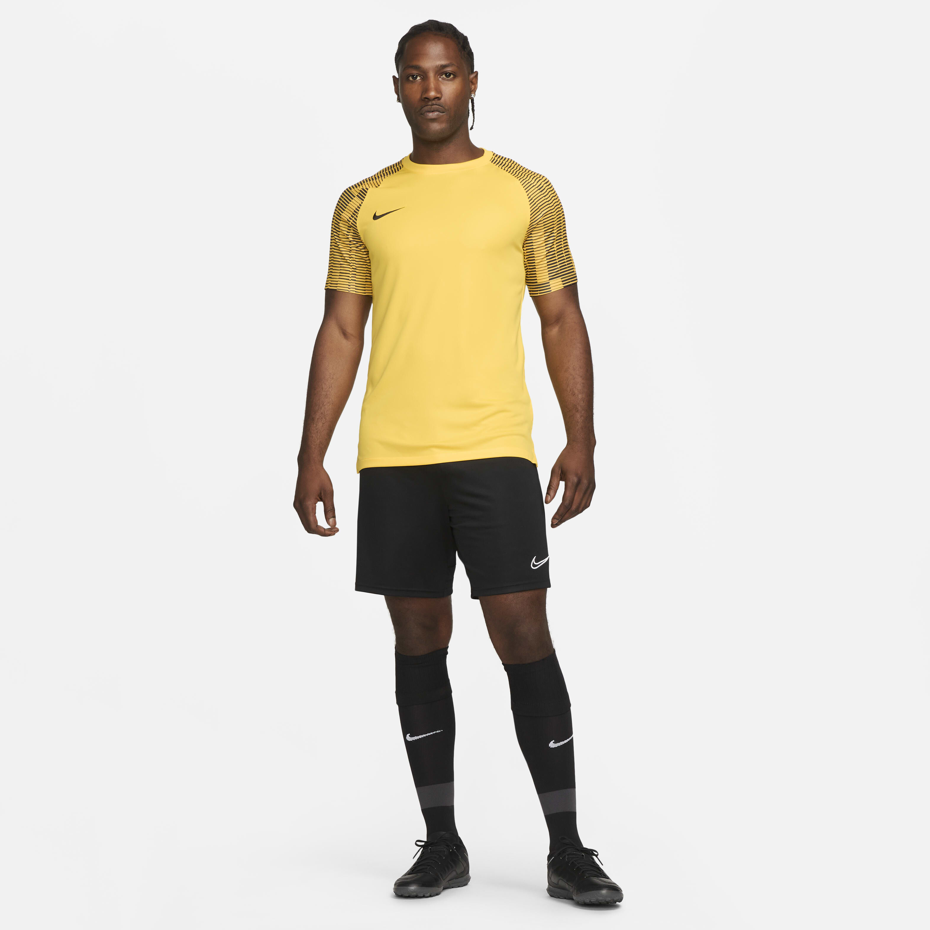 Yellow nike dri fit top