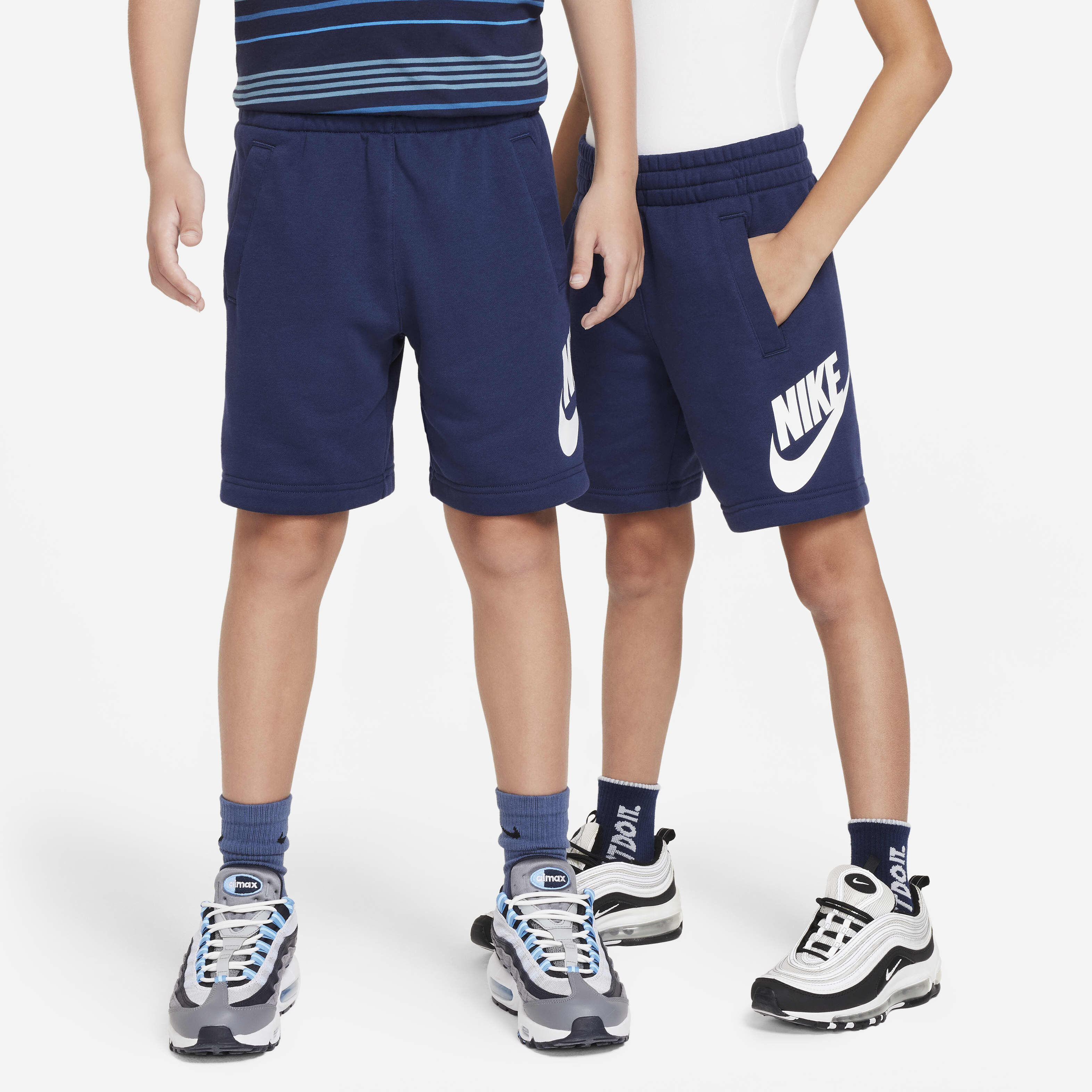 Buy Nike Sportswear Club Fleece Older Kids French Terry Shorts Nike UAE Official