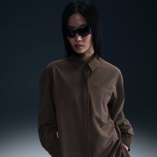 Ramadan Collection-Nike, Nike 24.7 PerfectStretch, Women's Dri-FIT Oversized Long-Sleeve Top
