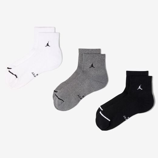 Jordan Ankle Socks-JRDN, Jordan Everyday Elevated, Ankle Socks (3 Pairs)