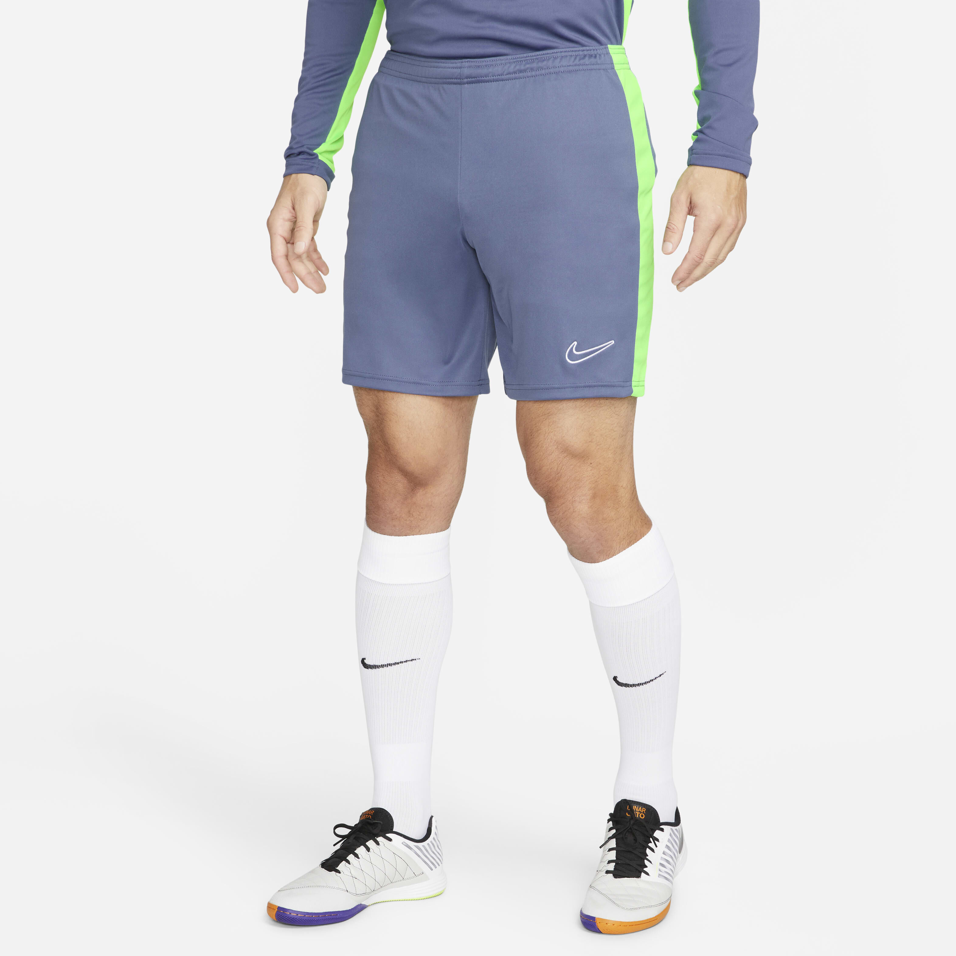 Navy nike football shorts discount
