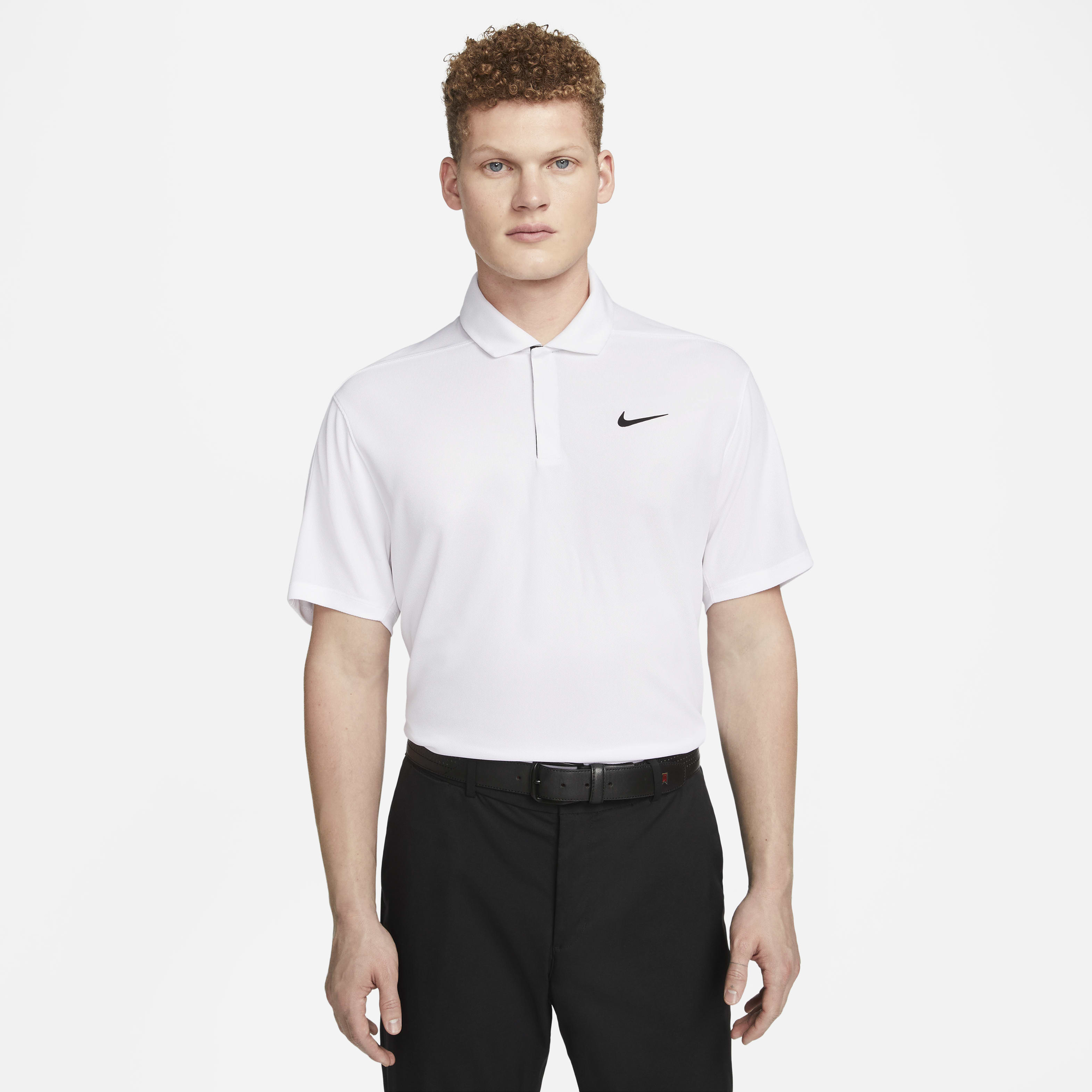 Tiger woods golf shirt no collar on sale