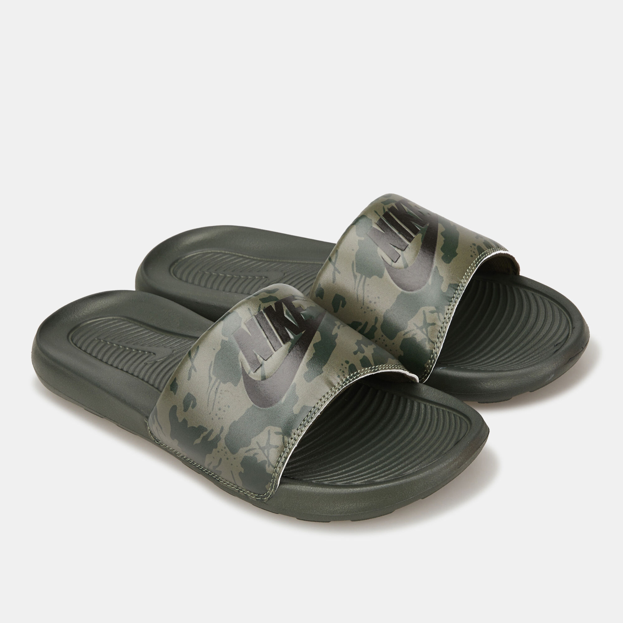Men's nike camo slides cheap