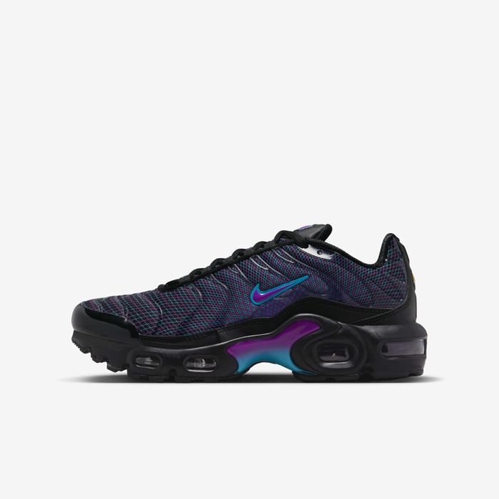 Buy Nike Air Max Plus Older Kids' Shoes Black/Baltic Blue/Vivid