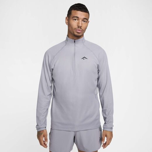 Men's Compression Tops-Nike, Nike Trail, Men's Dri-FIT 1/2-Zip Mid-Layer Top