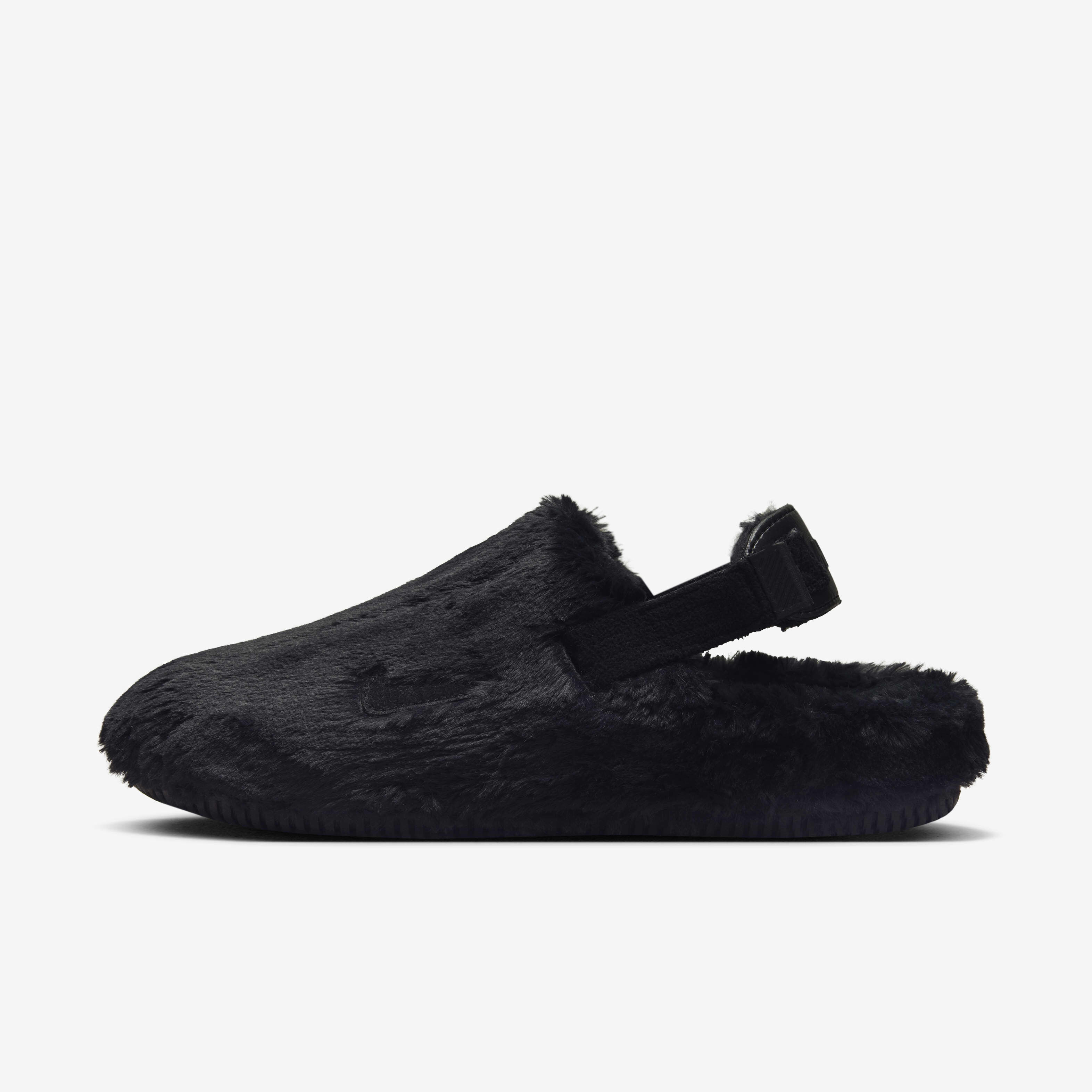 Furry slippers nike shop