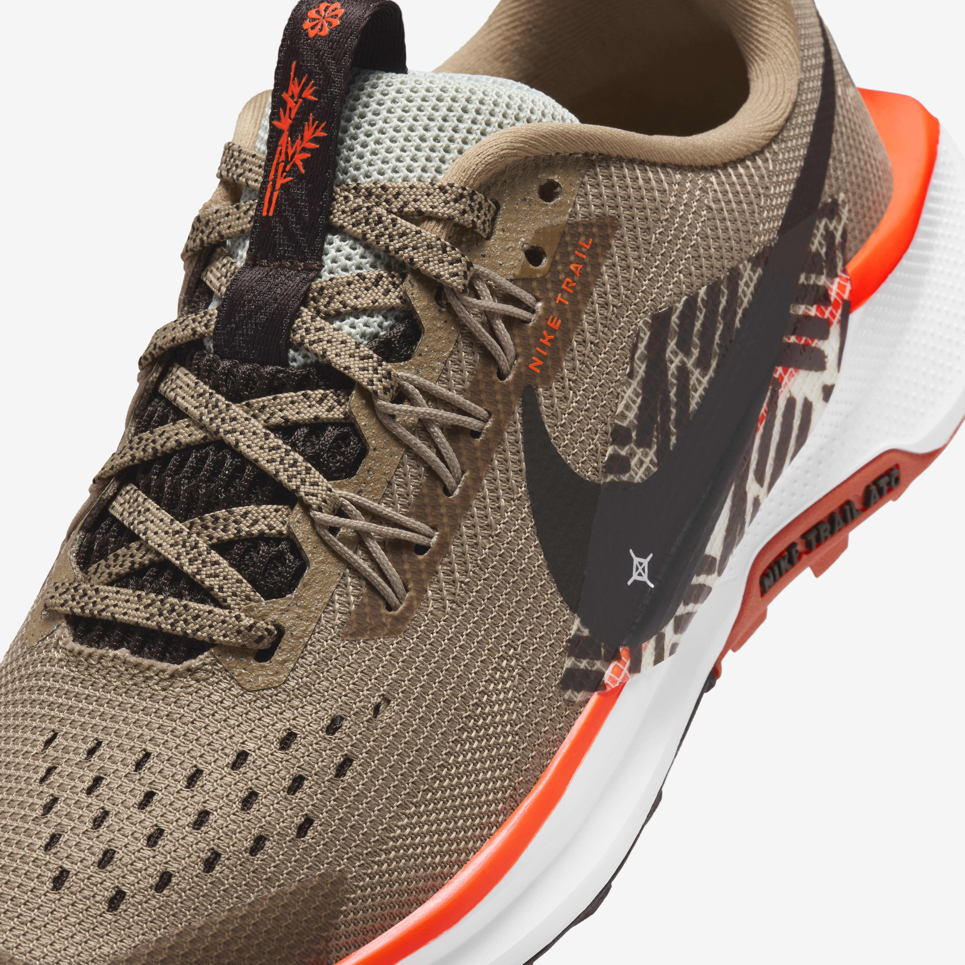 Buy Nike Pegasus Trail 5 Older Kids Trail Running Shoes Khaki Hyper Crimson Vintage Coral Velvet Brown Nike UAE Official