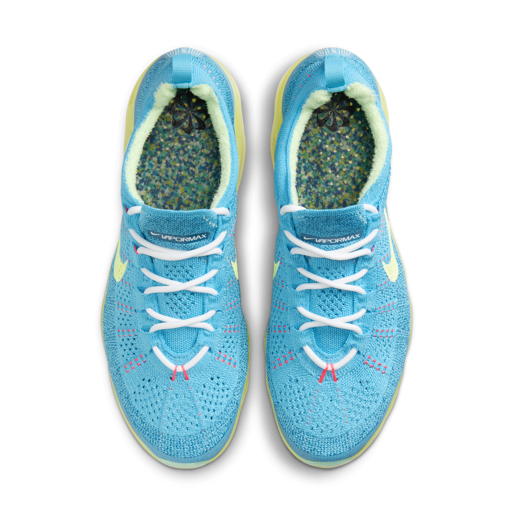 Nike flyknit shop blue and green