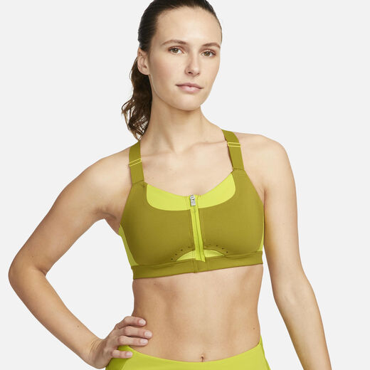 Sports Bras-Nike, Nike Alpha, Women's High-Support Padded Zip-Front Sports Bra