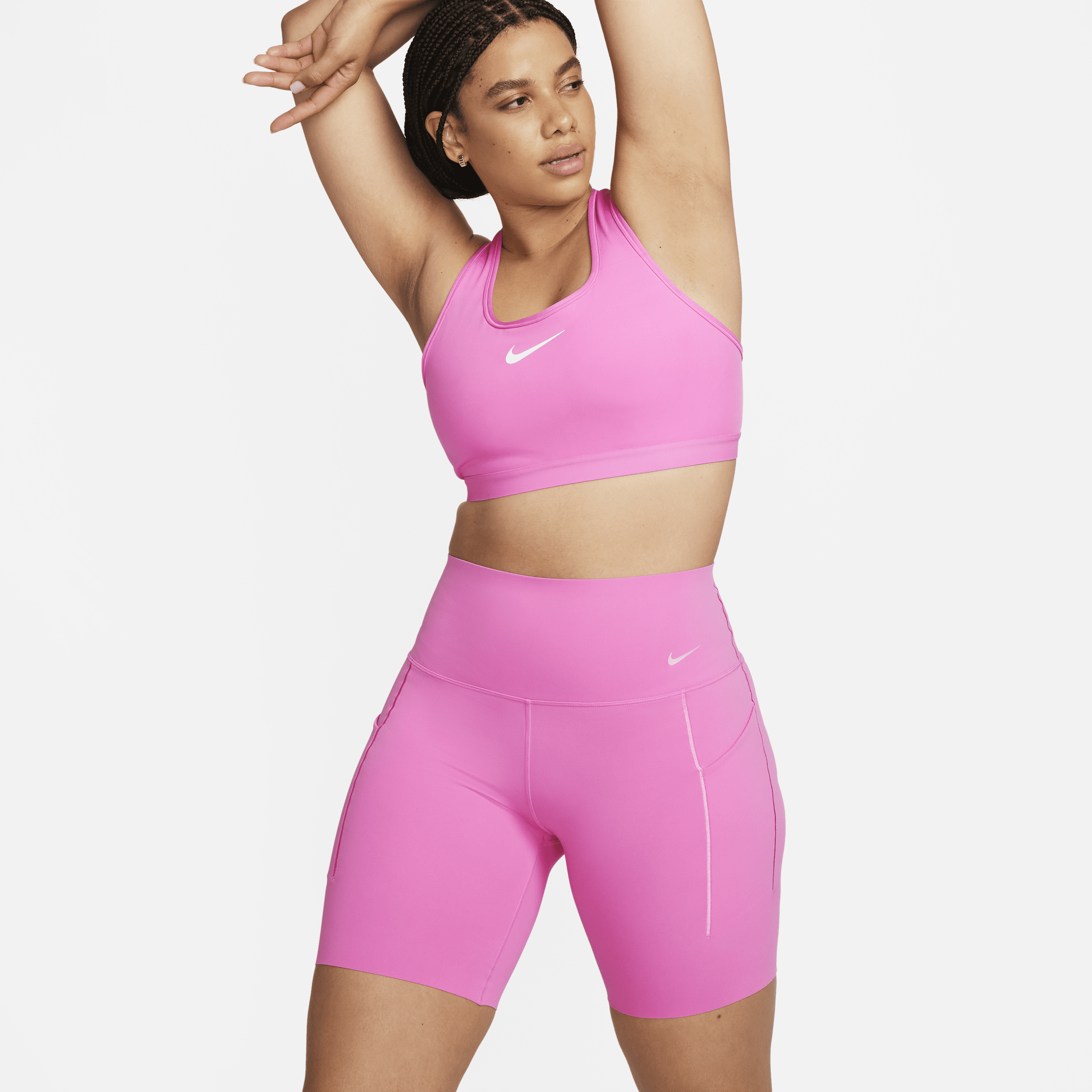 Nike sweat shorts and tube top store