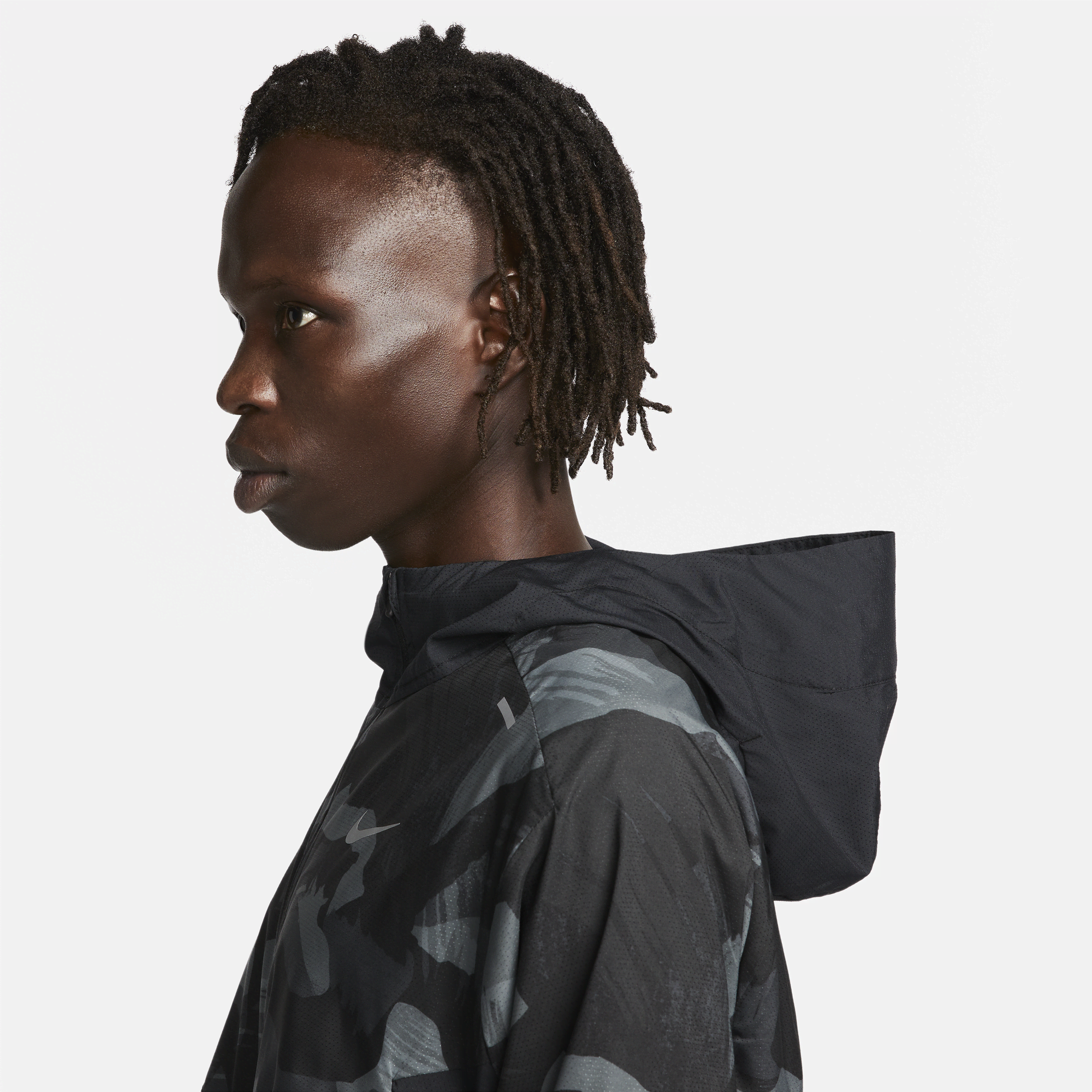 Adidas camo running jacket sales