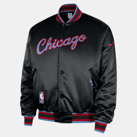 Basketball-Nike, Chicago Bulls City Edition, Men's Nike NBA Premium Jacket