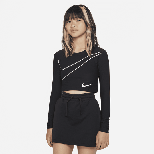 Nike versa graphic crop top best sale