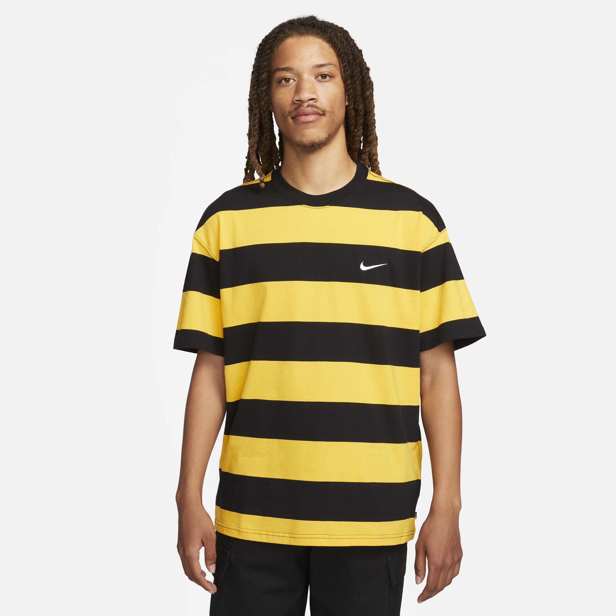 Nike Sb Striped T Shirt Nike SB Men's Striped Skate T-Shirt