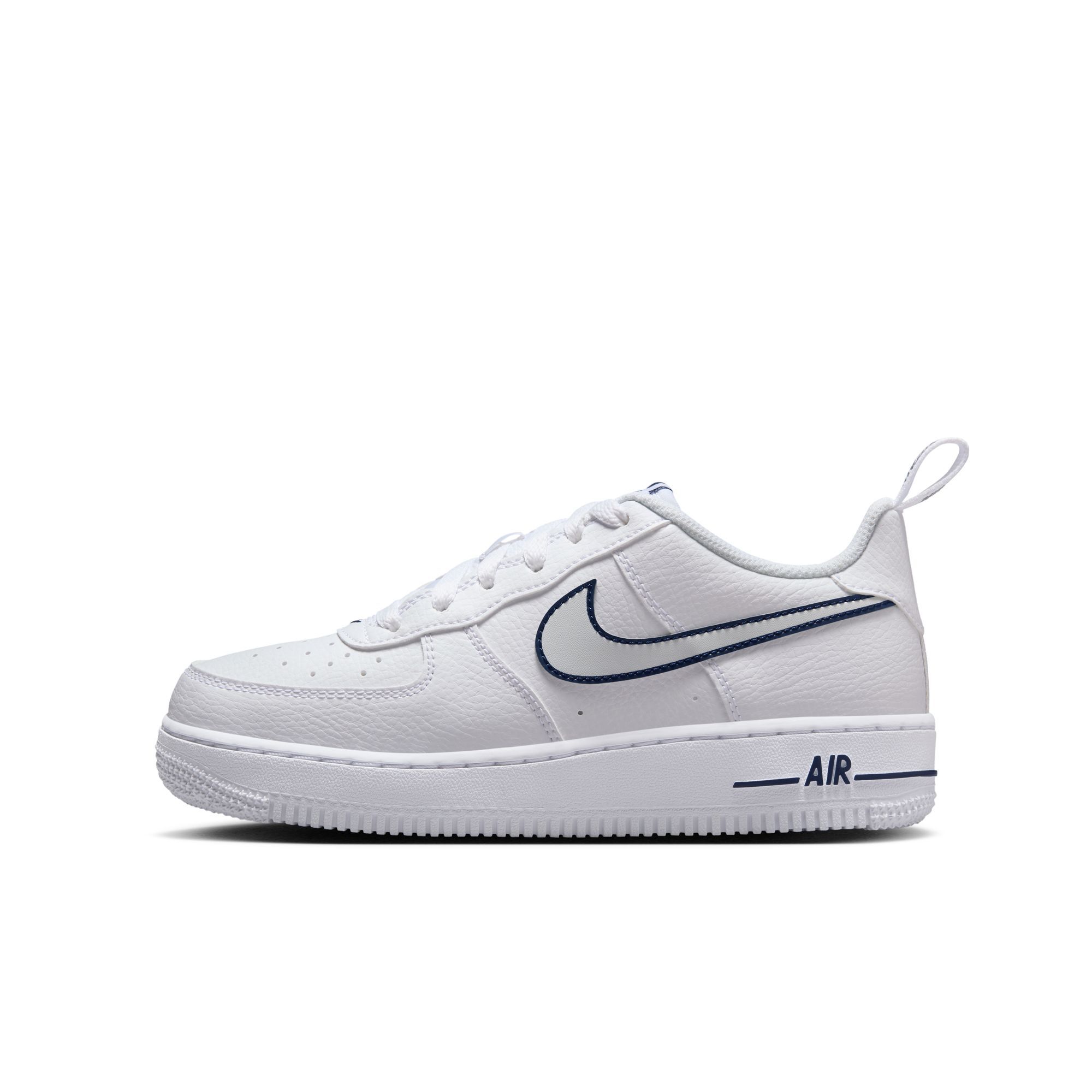 Navy and white air force 1 new arrivals