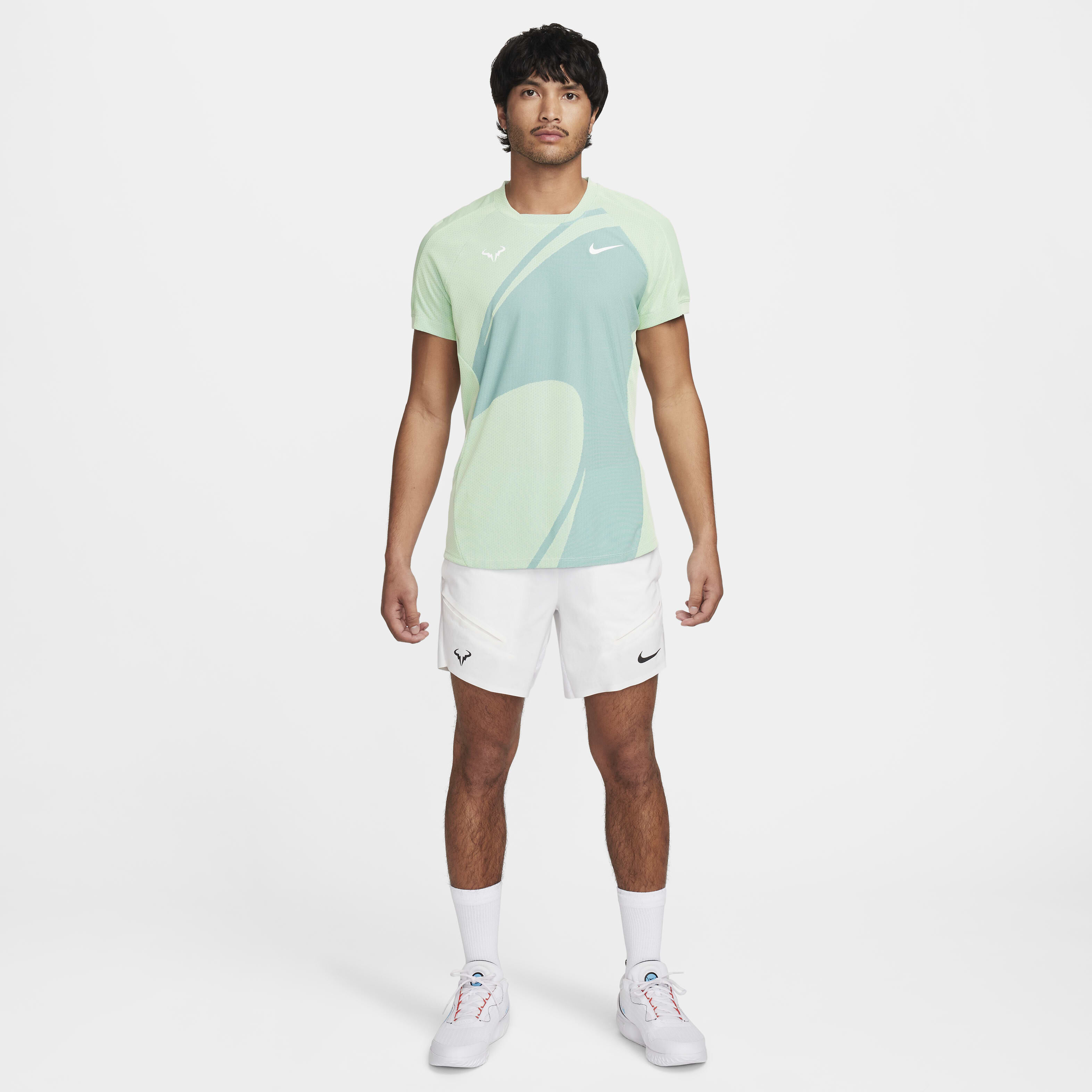 Buy Rafa Men's Nike Dri-FIT ADV Short-Sleeve Tennis Top - Light Photo ...