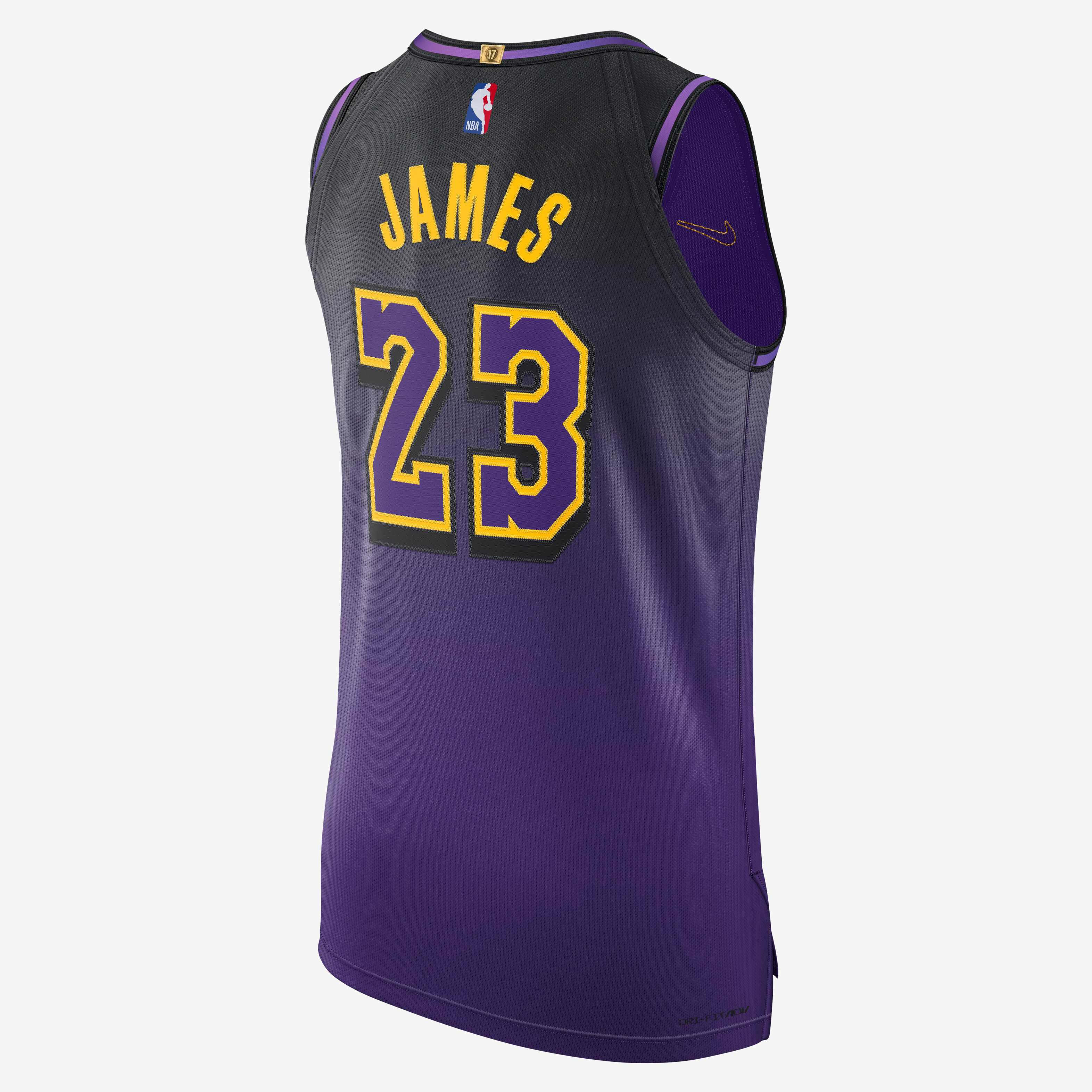 Buy LeBron James Los Angeles Lakers 2024 25 City Edition Men s Nike Dri FIT ADV NBA Authentic Jersey Field Purple Nike UAE Official