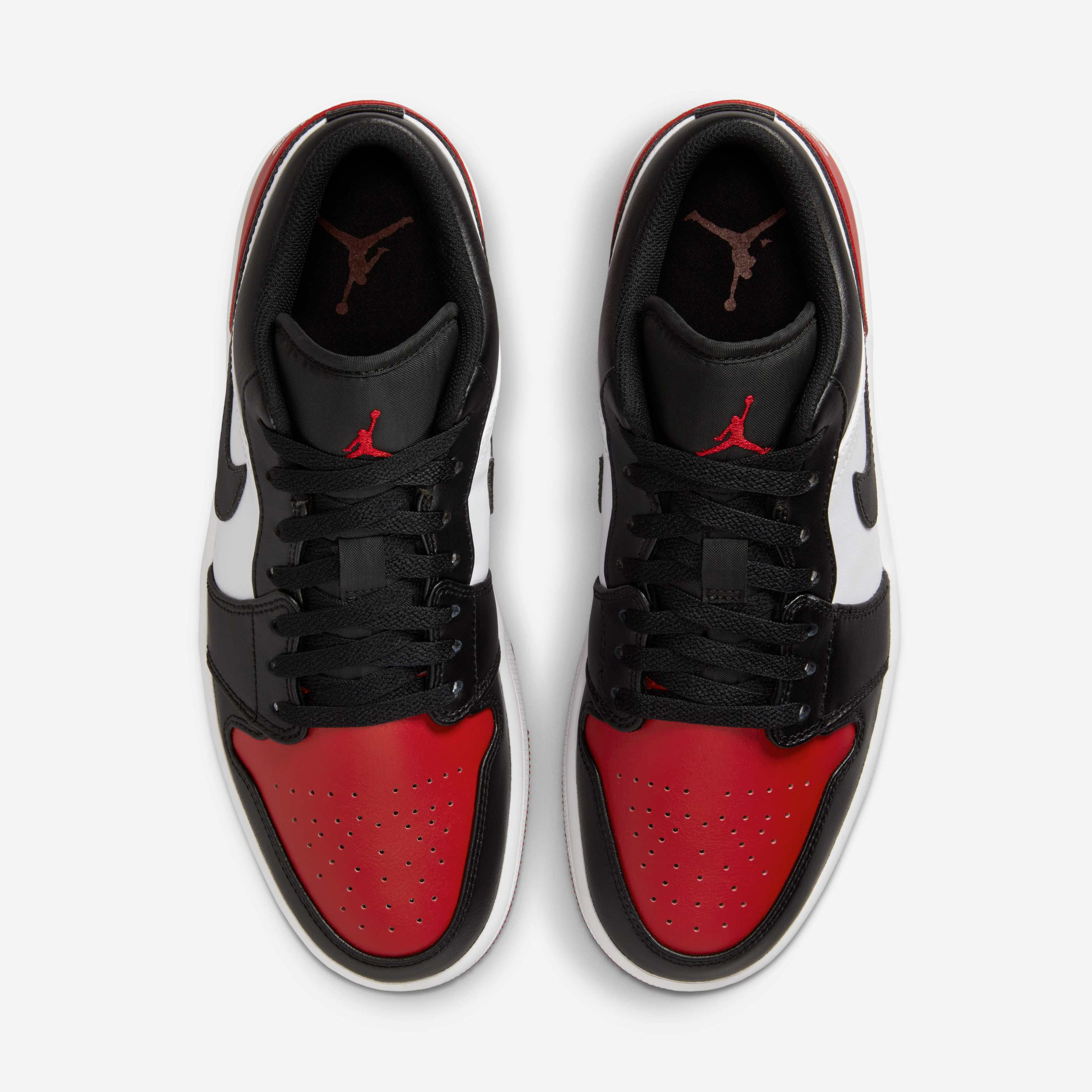 nike air jordan 1 red white black mens