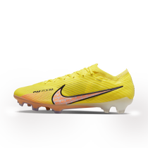 Orange nike football top shoes