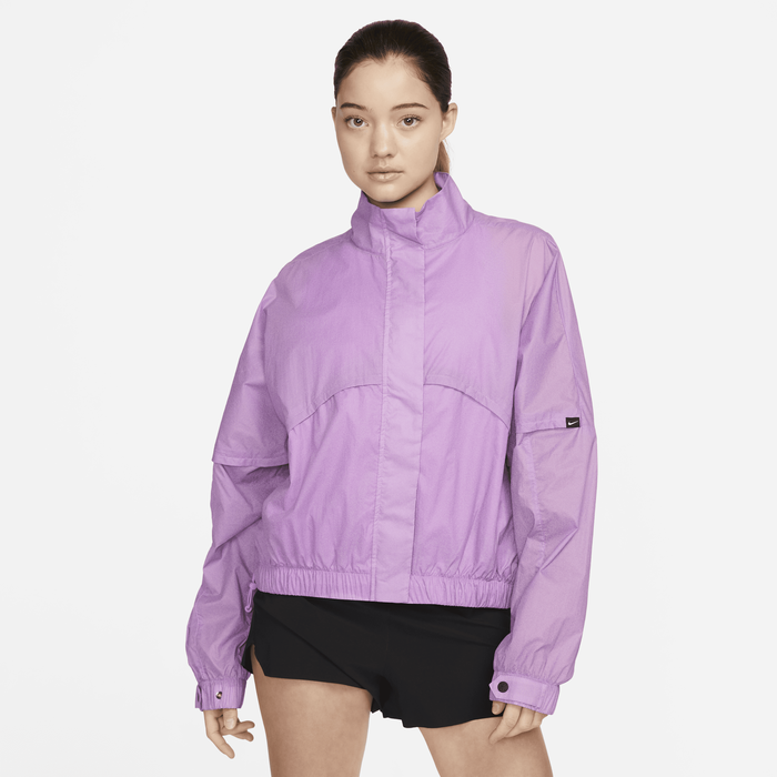 Nike women's reflective running best sale jacket