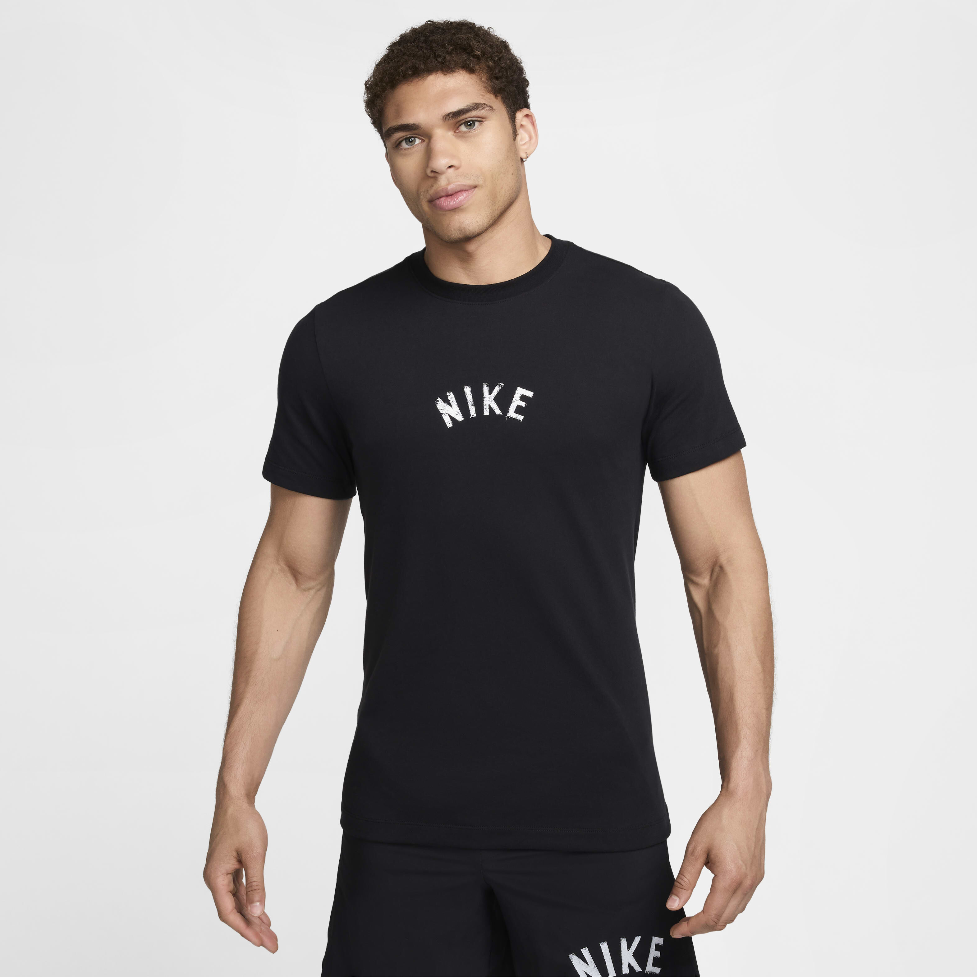 Navy blue nike dri fit shirt discount