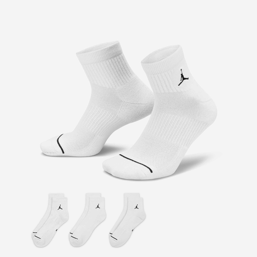 Socks-JRDN, Jordan, Everyday Ankle Socks (3 Pairs)