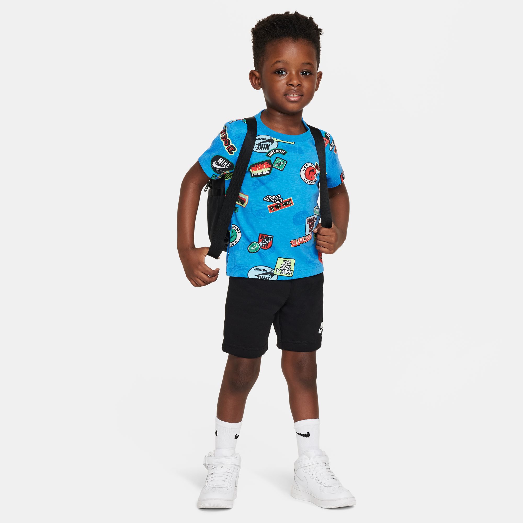 Buy Nike Sportswear Toddler 2 Piece Shorts Set Black Nike UAE Official