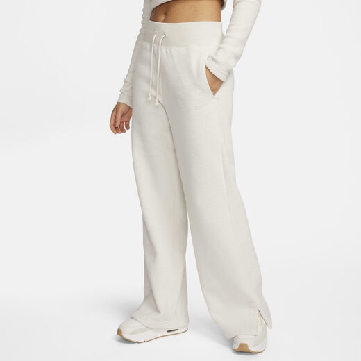 Trousers & Tights-Nike, Nike Sportswear Phoenix Plush, Women's High-Waisted Wide-Leg Cosy Fleece Trousers