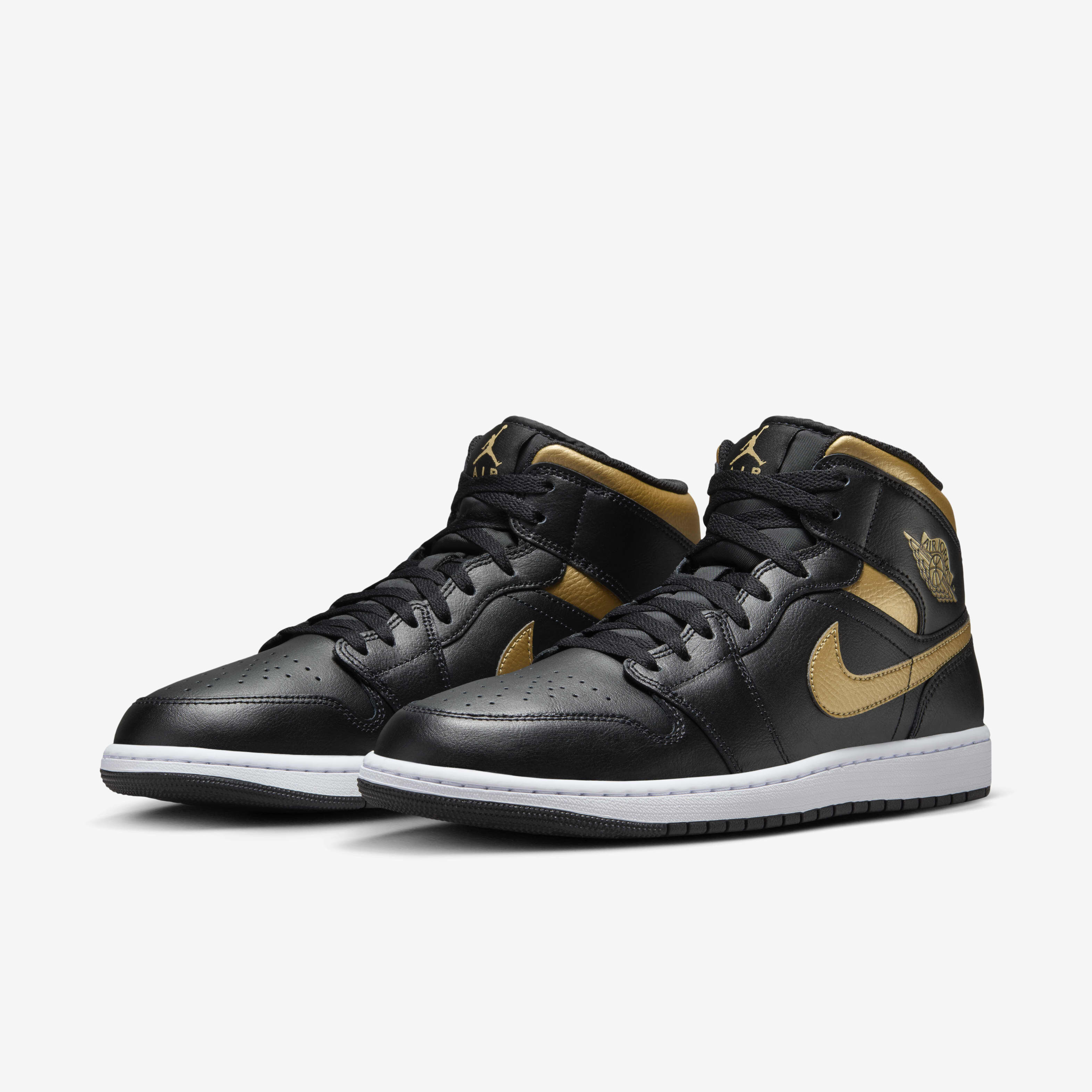 Yellow and black jordan 1 mid sales