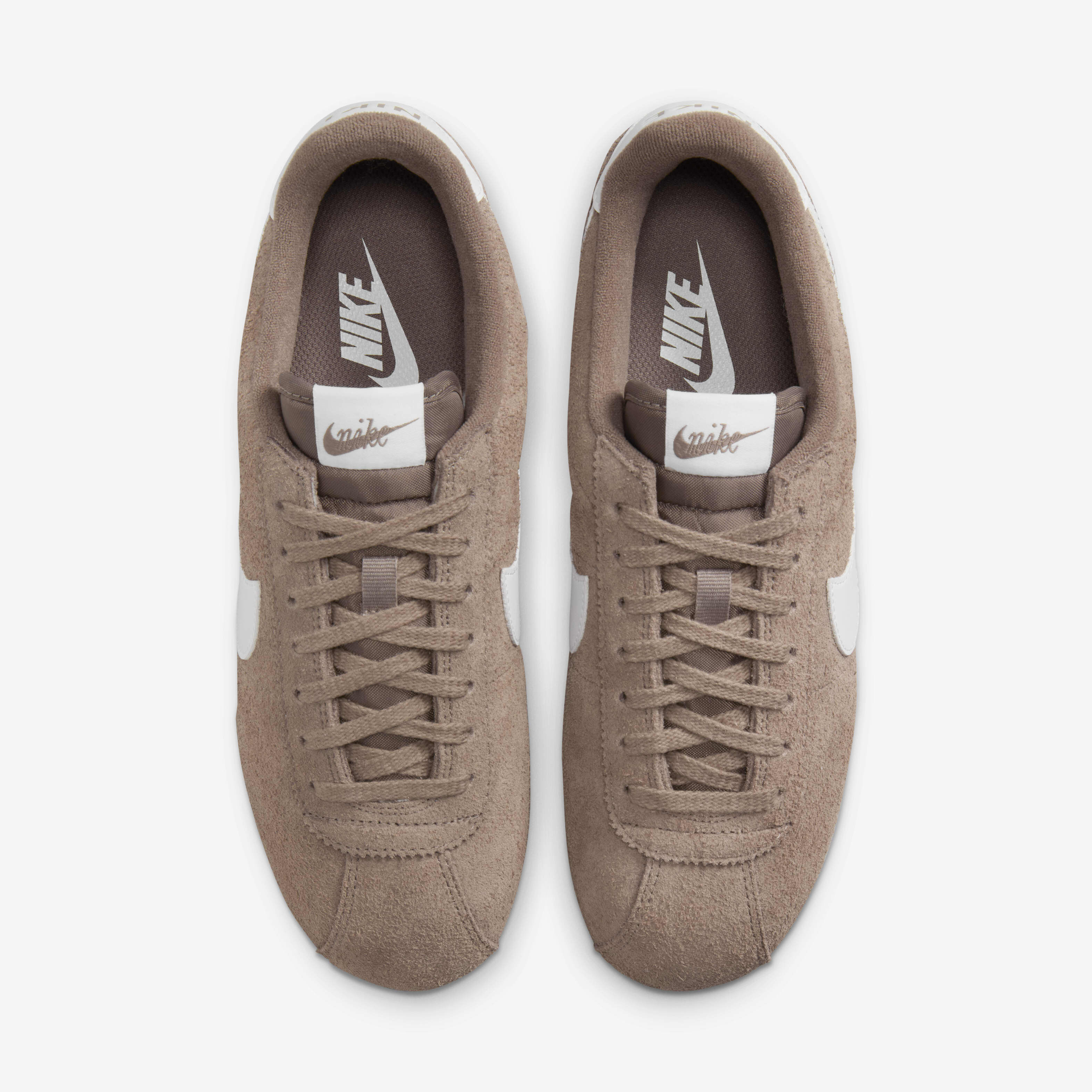 Nike cortez brown suede top