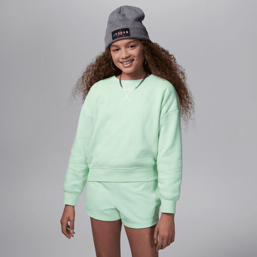 Kids Outerwear-JRDN, Jordan Icon Play Oversized Crew, Big Kids Top