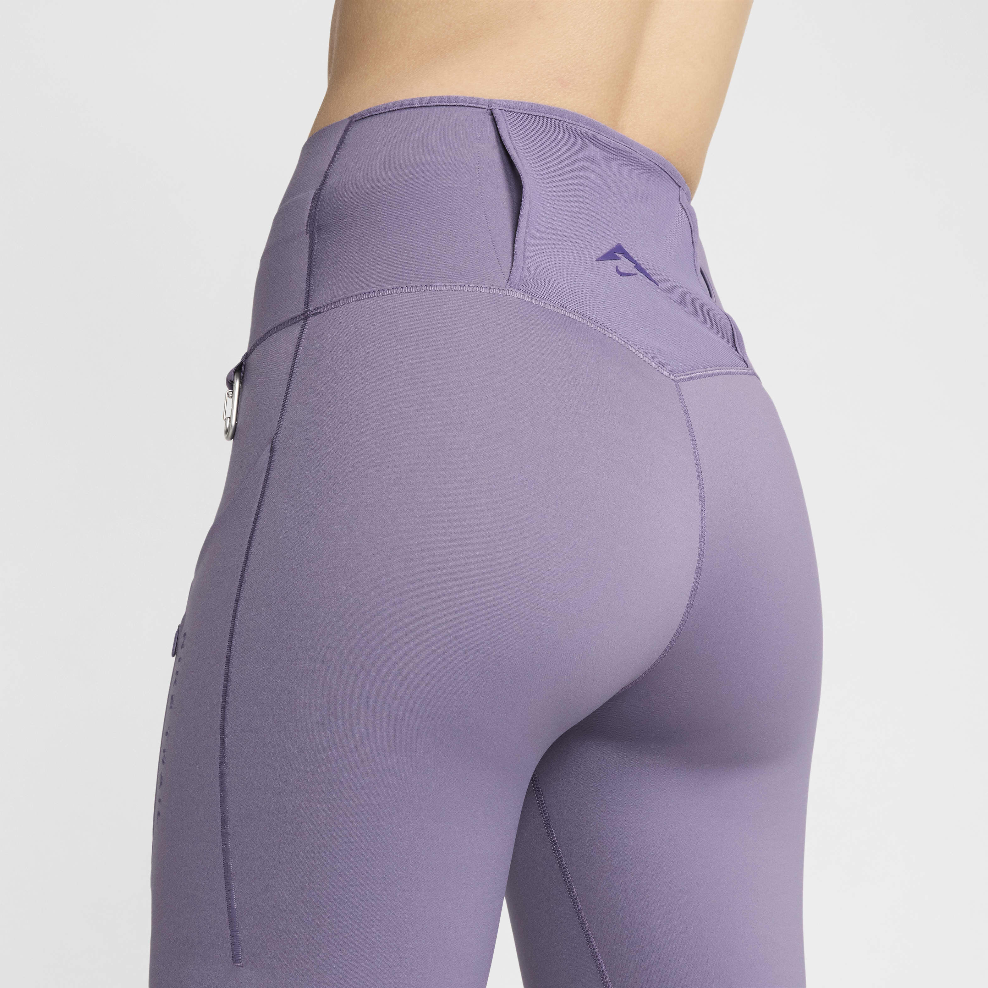 ★★Nike★★ Dry Fit High Waist 78 Trail Tights Light Violet Women's 7/8 Nike Trail Go Violet Tights | Alltricks.com