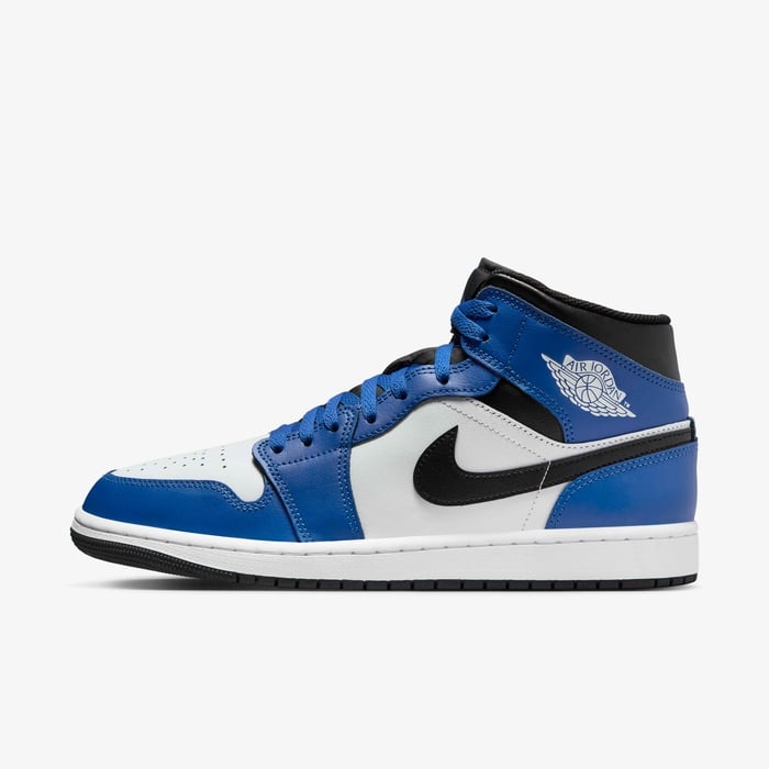 Buy Air Jordan Mid Men's Shoes Game Royal/White/Black Nike